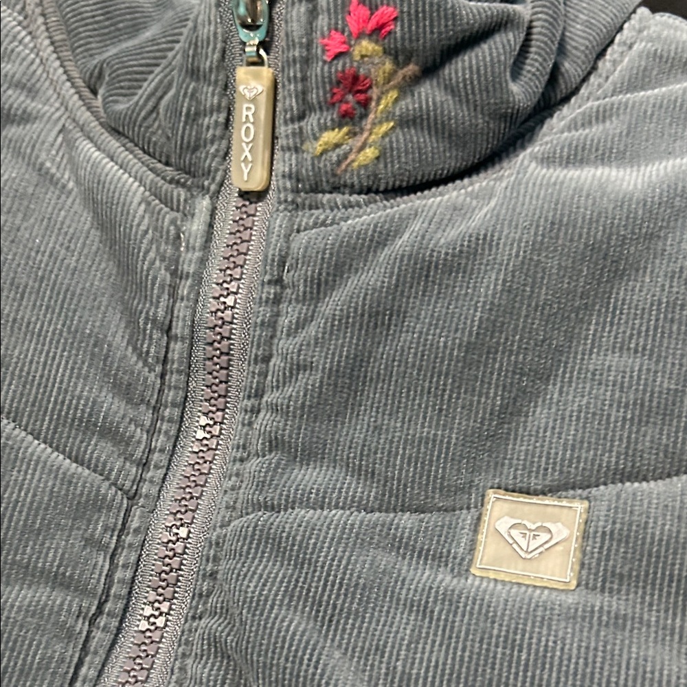 90s Quicksilver Roxy Corduroy vest sz:m - Picture 8 of 12